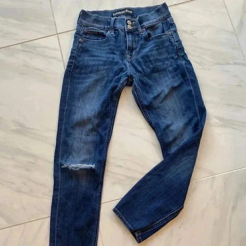 Express Cropped Legging Jeans  